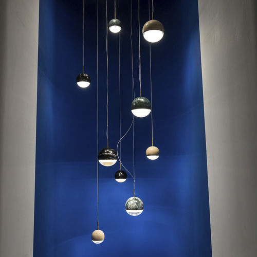 ペンダントランプ - WANDERING STAR - VISO Lighting - 金属製 / ガラス製 / 大理石