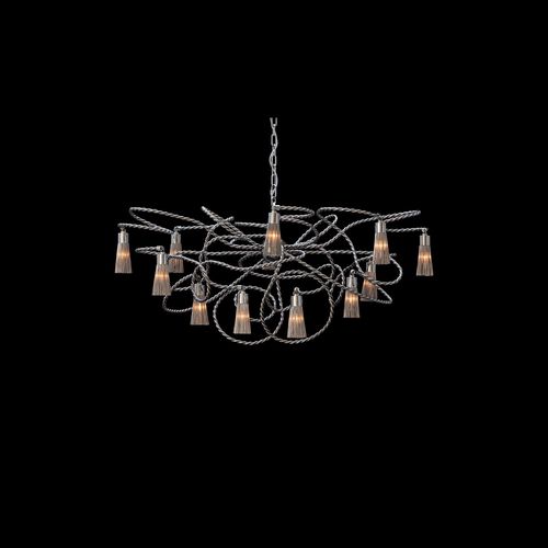 オリジナルデザインシャンデリア - SULTANS OF SWING : SOSOC140N - Brand van Egmond - スチール製 / 業務用 / 白熱