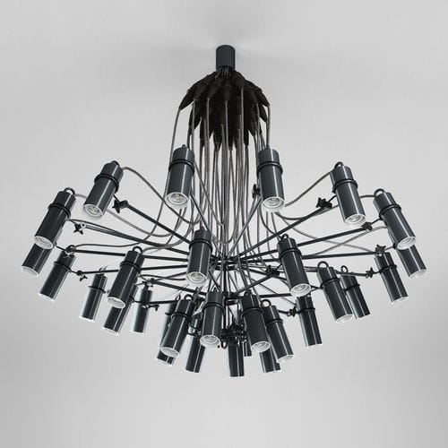 現代風シャンデリア - Lightweight Chandelier - Keha3  - アルミニウム / アルマイト処理されたアルミ製 / ゴム製