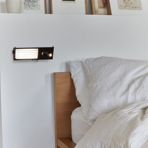 現代風壁掛け照明 - BINY BEDSIDE - DCW éditions - 屋内用 / アルミニウム / スチール製