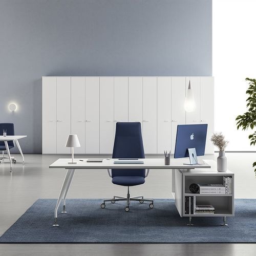エグゼクティブデスク - DV914 DAKAR - Della Valentina Office - 床置き / 現代風 / オーク材