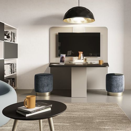 スタンディングデスク - COMP_04_HOS - Della Valentina Office - 壁取り付け式 / 2人用 / 現代風