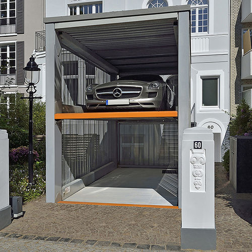 プラットフォーム付駐車システム - MULTIBASE U20 - KLAUS Multiparking GmbH - エレベーター付き