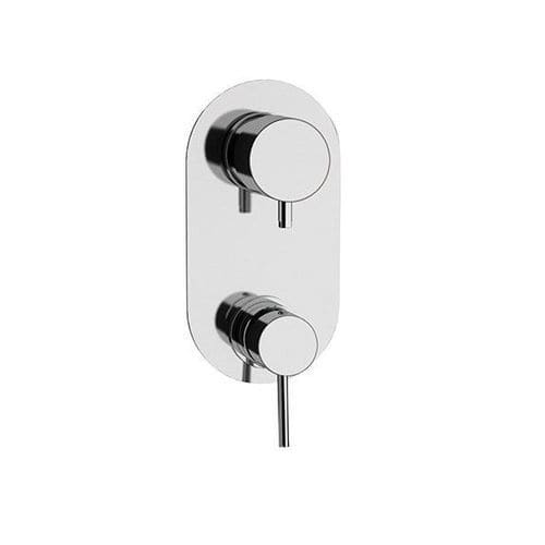 シャワー用混合水栓 - 173UMP5 - Rubinetterie Mariani - 組み込み型 / クロムメッキ金属 / バスルーム用