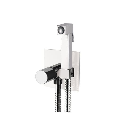 トイレ用ハンドシャワー - 185AV5W - Rubinetterie Mariani - 四角い / クロム真鍮製 / 現代風