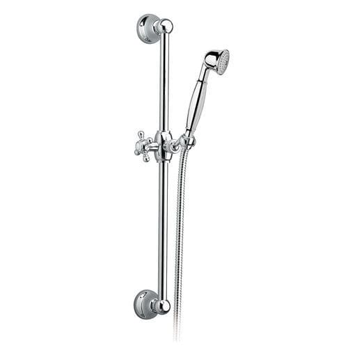 金属製シャワーコラム - 761TS - Rubinetterie Mariani - クローム仕上げ / 壁取り付け式 / クラシック