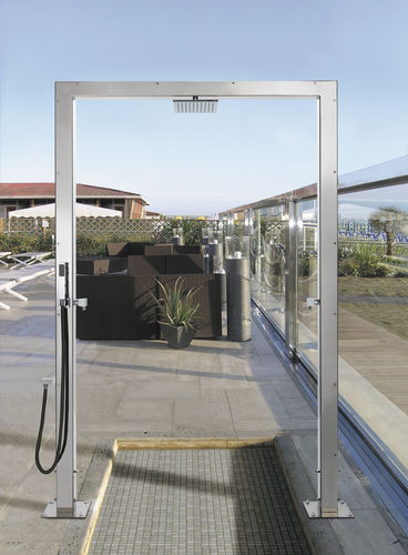 プール用庭用シャワー - LARES SHOWER BRIDGE: PQ80 - Fontealta - ステンレススチール