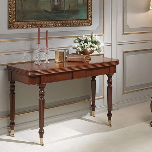 クラシックサイドボードテーブル - art. 955/T - VIMERCATI MEDA LUXURY CLASSIC FURNITURE - ウォールナット / ウォールナッツ製脚 / 長方形