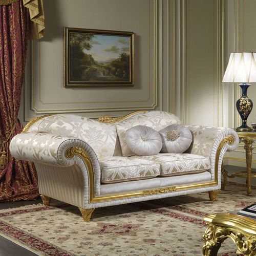 クラシックソファー - Excelsior - VIMERCATI MEDA LUXURY CLASSIC FURNITURE - 布製 / 肘掛け付き / クッション