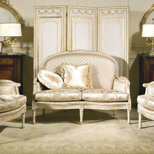 クラシックソファー - RIALTO  - VIMERCATI MEDA LUXURY CLASSIC FURNITURE - 布製 / 肘掛け付き / クッション