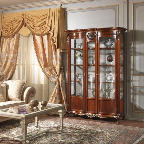 ルイ14世スタイル食器棚 - art. 951/2 - VIMERCATI MEDA LUXURY CLASSIC FURNITURE - 木製 / ガラス製