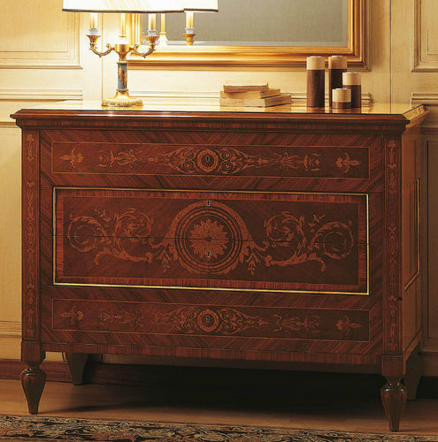 クラシックチェスト - MAGGIOLINI - VIMERCATI MEDA LUXURY CLASSIC FURNITURE - ウォールナット / パリサンダー製 / 引き出し付き