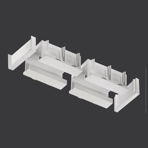 天井埋め込み式照明器具 - TAGLIO 2.0 - BUZZI & BUZZI - LED / 蛍光 / 直線型