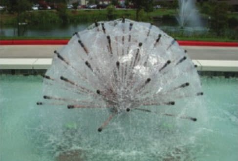 噴水用ジェットノズル - NDH SERIES - DANDELION HEMISPHERE - Crystal Fountains