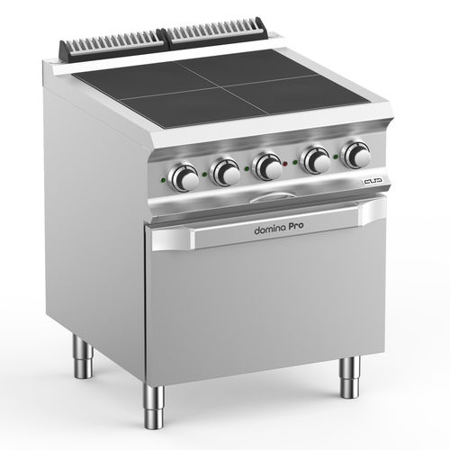 電動式オーブン付きコンロ - PQR77FEV - mbm - 業務用 / 4口 / 1口