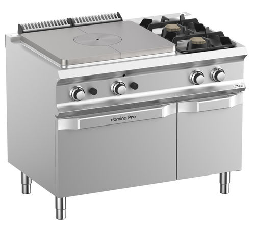 ガスオーブン付きコンロ - TPG711FG2XL - mbm - 業務用 / 2口 / 1口