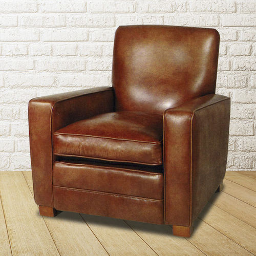 伝統的クラブチェア - William  - Kingsgate Furniture ltd - 革製 / 無垢材 / 取り外しできるクッション付き