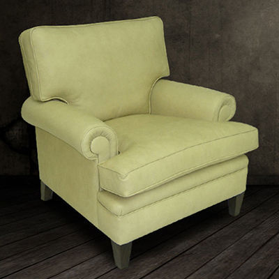 伝統的クラブチェア - Club  - Kingsgate Furniture ltd - 革製 / 無垢材 / 取り外しできるクッション付き