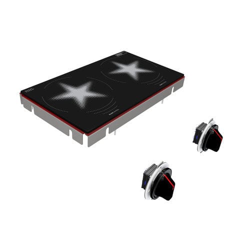IHコンロ - 3942 - MENU SYSTEM AG - 業務用 / 2口 / 組み込み式