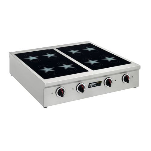 IHコンロ - MS-I-40M - MENU SYSTEM AG - 業務用 / 8口 / カウンタートップ