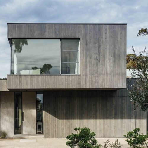 パネルサイディング - PORTSEA BEACH HOUSE - Accsys Technologies - 木製 / コーディング塗料製 / 垂直