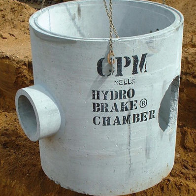 コンクリート製排水マンホール - FLOW CONTROL CHAMBERS - CPM Group Ltd 