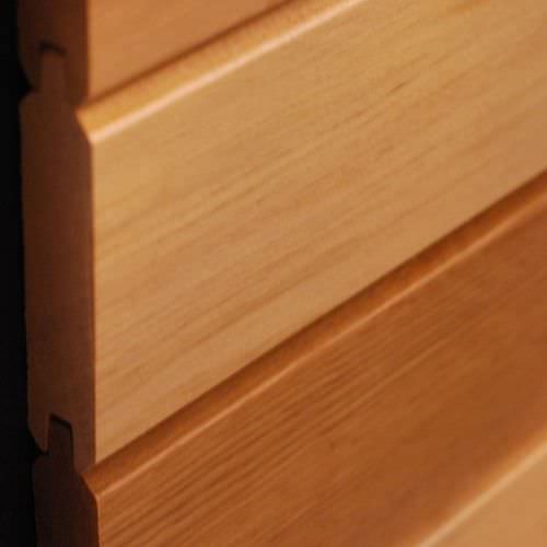 薄板サイディング - WESTERN VERTICAL GRAIN TONGUE  - Silva Timber Products  - ヒマラヤスギ材製 / 溝付