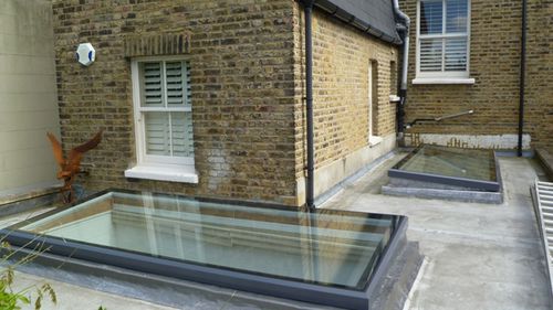 テラス屋根用明り取り - PRIVATE CLIENT : LONDON SW18 - Sunsquare Limited 