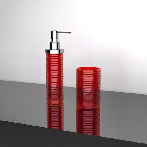 業務用ソープサーバー - LINEA - GLASS DESIGN Srl - 独立型 / ガラス製 / 手動式