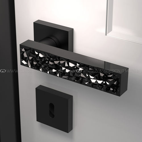 ドア用取手 - Kymi Ice Home - GLASS DESIGN Srl - 真ちゅう製 / クリスタル製 / 現代風