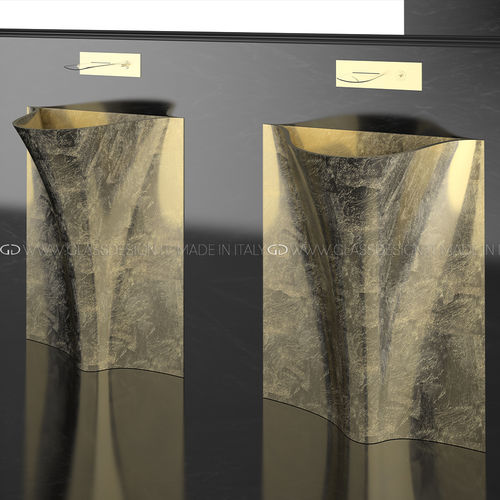 置き型洗面器 - TEMPO - GLASS DESIGN Srl - VetroFreddo®製 / 穴なし / オーバーフロー穴なし