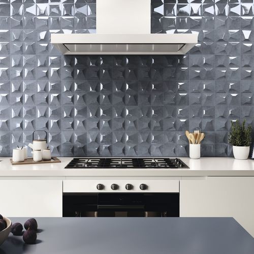 セラミック製タイル - ADRA - AZULEJOS BENADRESA - 高光沢 / エンボス加工 / 3D