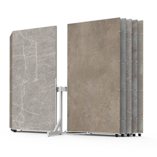 金属製展示用ラック - BR030 series - BORA CELIK - 両面 / パネル / キャスター付