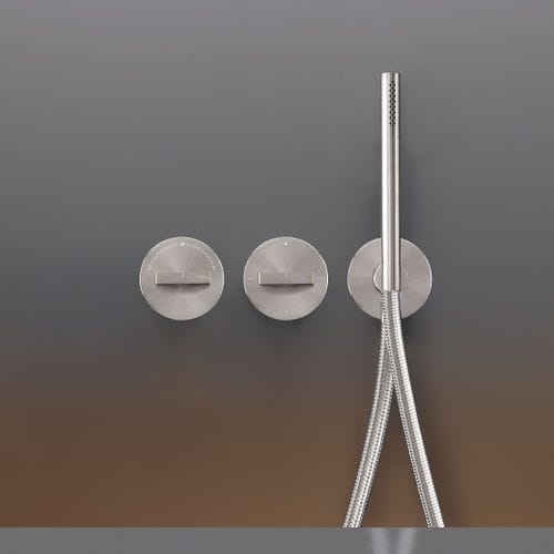 シャワー用ダブルハンドル混合水栓 - BAR69 - CEADESIGN - バスタブ用 / 壁取り付け式 / サーモスタット