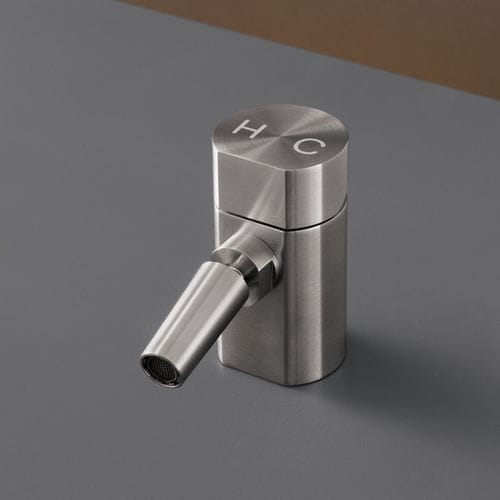 ビデ用混合水栓 - NEU50 - CEADESIGN - カウンタートップ / ステンレススチール製 / バスルーム用