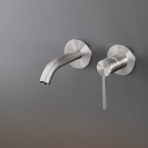 洗面器用混合水栓 - INV20 - CEADESIGN - 壁取り付け式 / ステンレススチール製 / バスルーム用