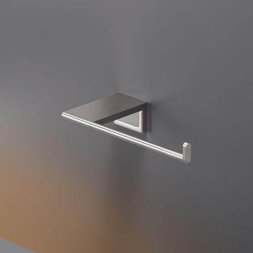 壁取り付け式トイレットロール紙保持具 - DET121 - CEADESIGN - ステンレススチール製 / サテン / 業務用