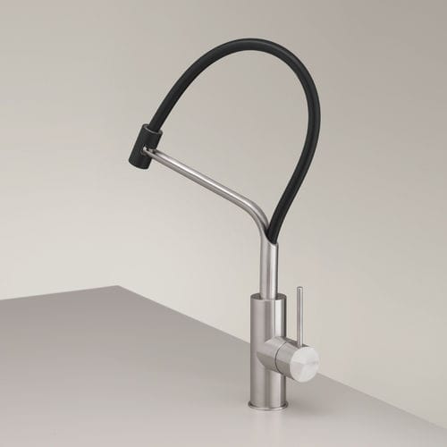 カウンタートップ混合水栓 - MIL203 - CEADESIGN - ステンレス製 / キッチン用 / 穴1つ