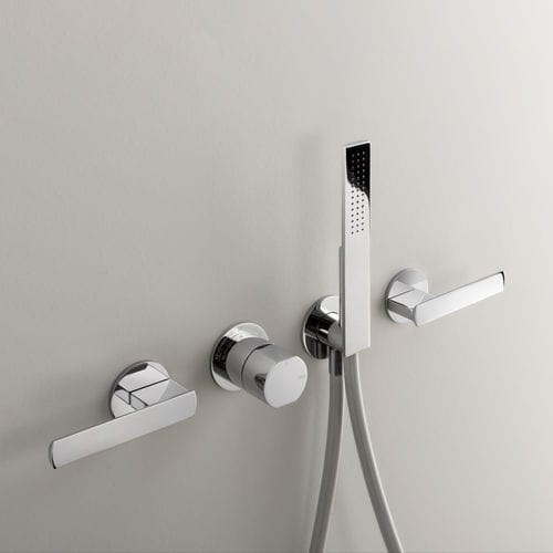 シャワー用ダブルハンドル混合水栓 - AYL35 - CEADESIGN - 壁取り付け式 / 組み込み式 / サーモスタット