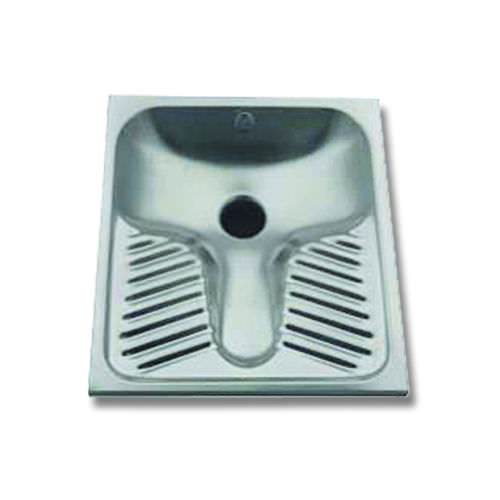 トルコ式トイレ - TURKISH TOILET - GOMAN - ステンレススチール製 / 身体障害者用