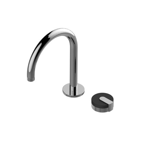 洗面器用混合水栓 - E-11522 - GRAFF - カウンタートップ / クロムメッキ金属 / バスルーム用