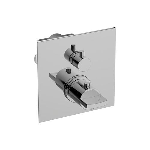 シャワー用混合水栓 - E-18042-C14E-T - GRAFF - 組み込み型 / サーモスタット / クロムメッキ金属