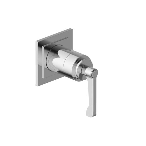 シャワー用遮断バルブ - E-8065-LM60S - GRAFF - 壁取り付け式 / クロムメッキ金属 / バスルーム用