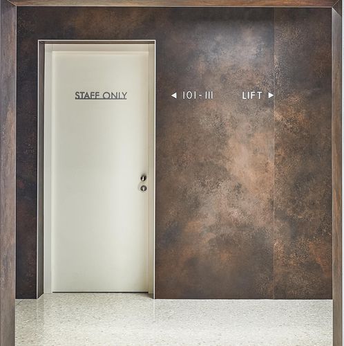 コーティングパネル - OSSIDO - LAMINAM - 調度用 / 屋内用 / 壁取り付け式