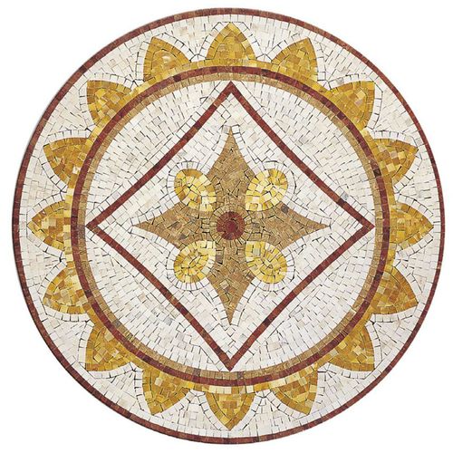 大理石タイル - ARTISTIC : CORONA - LITHOS MOSAICO ITALIA - 屋内用 / 地面用 / 幾何学模様