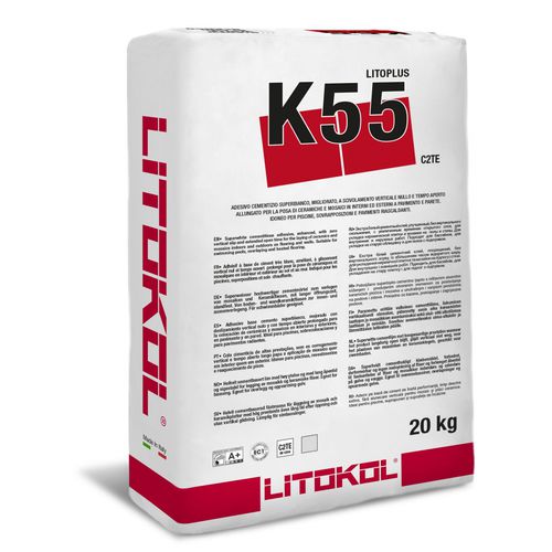 タイル用セメント製接着剤 - LITOPLUS K55 - LITOKOL