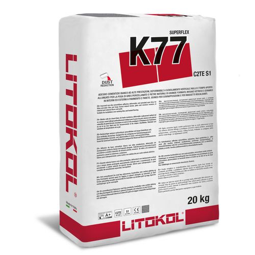 タイル用セメント製接着剤 - SUPERFLEX K77 - LITOKOL