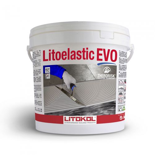固定用ペースト接着剤 - LITOELASTIC EVO - LITOKOL - 石膏 / セメント用 / コンクリート用