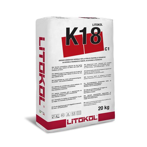 タイル用セメント製接着剤 - K18 - LITOKOL