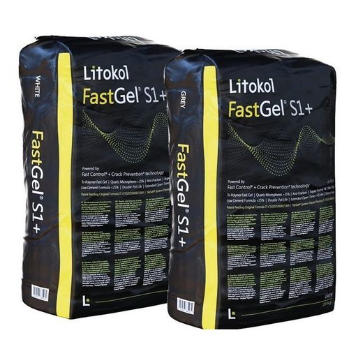 タイル用モルタル接着剤 - FASTGEL&reg; S1+ - LITOKOL - 石膏ボード用 / 石材用 / 大理石用